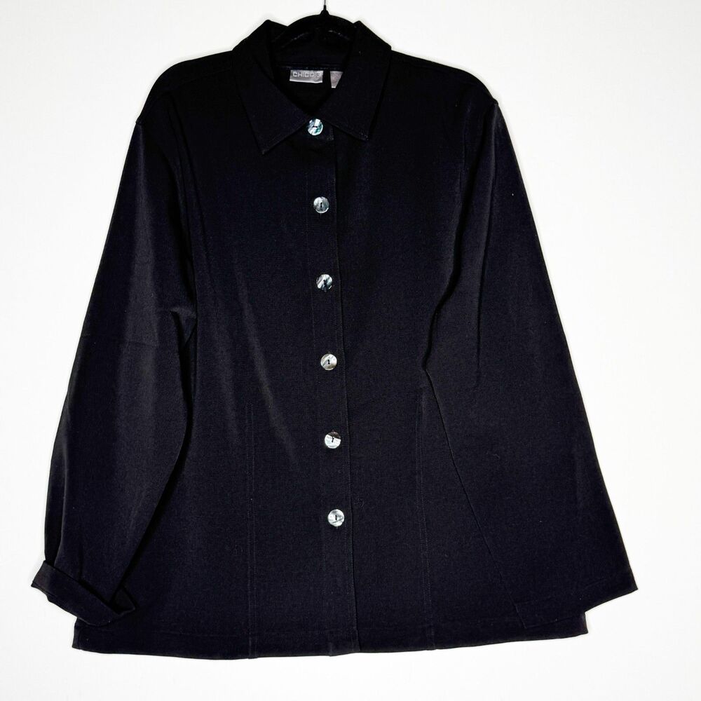New Chico's Essentials Westwood Cardigan Jacket Women's Size Large (Chico's 2)
